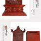 CZ Wood Shrine Carved Eight Auspicious Offerings Altar Buddha Altar Detachable Retro Ornament Buddha Statue Buddha Hall