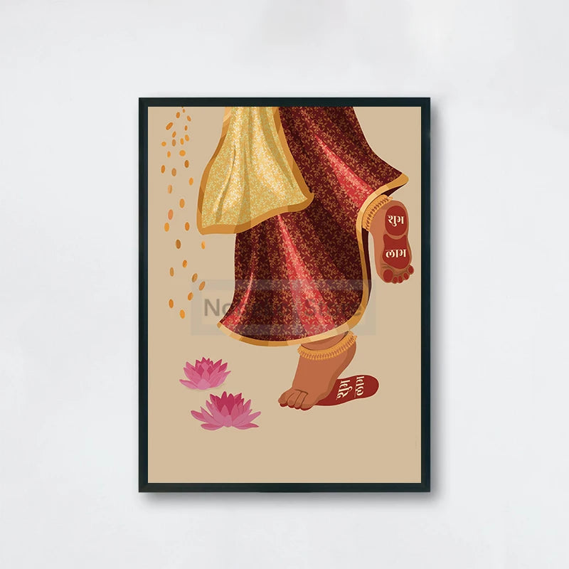 Hindu God Poster Krishna Lakshmi Kali and Shiva India Prints Canvas Painting Wall Art Pictures Home Room Hinduism Religion Decor