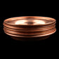 7pcs Pure Copper Tribute Plate Brass Auspicious Luster Tibetan Plate Collection Buddhist Fruit Saucer Home's Gift Decorative