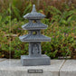 Japanese Pagoda Statue Zen Garden Lantern Resin Stone Tower Sculpture Buddha Decor for Patio Backyard Meditation Home Ornament