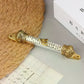 Door Metal Blessing Mezuzah With Scroll Door Decoration House Religious Gift Retro Mezuzah Case Plaque