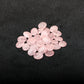 JH18-1 5/10Pcs Natural Crystal Palm Stone, 2cm Oval Shaped Raw Gemstone for Handheld Worry Stone Reiki Healing Massage Decor