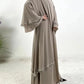 Women Abaya 4 Piece Set Dress Kaftan Islam Vestidos Eid Muslim Scarf Sashes Arab Long Robe Jalabiya Ramadan Morocco Dubai Abayas