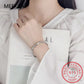 925 Sterling Silver Geometry Totems Open Bracelets Bangles For Women Luxury Designer Jewelry Gift Female Free Shipping