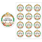 Happy Passover Jewish Holiday Stickers Labels Hebrew Celebration Stickers Flower Decoration