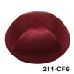 GIU 19cm Satin Jewish Hats Caps Skullies Beanies Kippot Yarmulke Kippah Dome Kipa For Wedding And Events