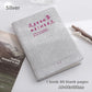 No Anxiety Pleated Leather Face Book A6 Blank Thickened Pocket Notebook Stamp Collection Diary Travel Stamp Book