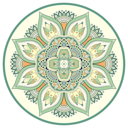 Pilates Mat Round Yoga Mat Suede Rubber Non-Slip Dia Large 140cm Exercise Circle Mat Meditation Mat Workout Mat for Home Outdoor