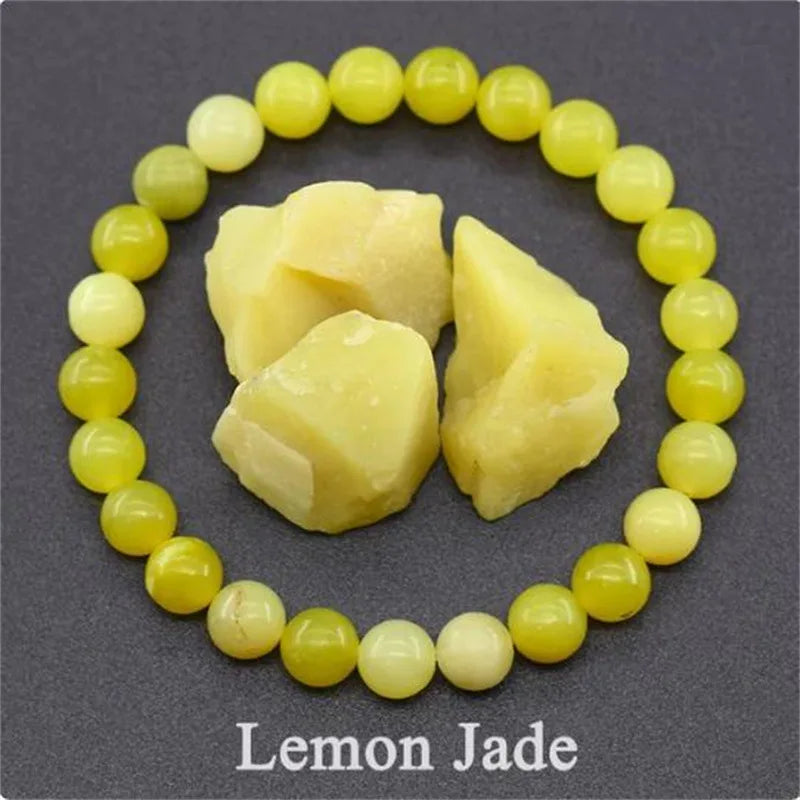 6/8mm Reiki Blue Apatite Bead Bracelet Men Women Natural Stone Blood Circulation Stimulate Enthusiasm Health Care Couple Jewelry