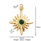 Trendy Shining Moon Star Sun Tellurion Celestial Compass Charm Pendant Gold Colour, Jewelry Necklace Bracelet Making Supply S39
