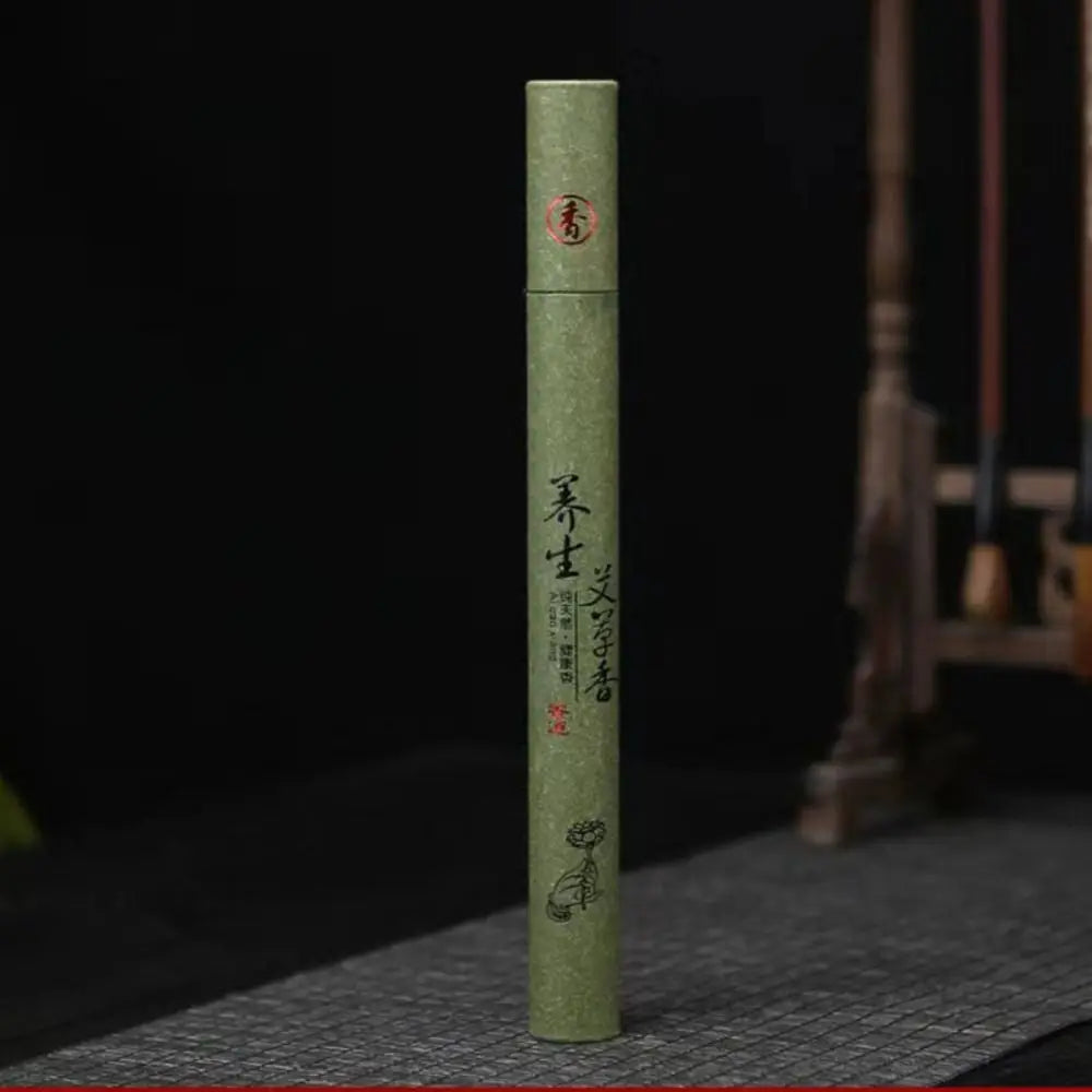 1/2Box Sandalwood Mugwort Scent Incense Stick Sleeping Aiding Tranquilize Mind Refreshing Scent 20g/Box Home Office Bedroom