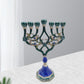 Hanukkah Star Menorah David Candelabra Candle Candlestick Holder Hand Paited Home Decoration Party Festival Candleholder Gifts
