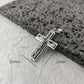 New Design 18K Gold Plated Waterproof Stainless Steel Jesus Cross Pendant For Men Religious Charms