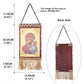 Jesus Christ The Teacher Tassel Hanging Home Wall Decoration Christian Holy Family Virgin Mary Icon Church Ornament Accessories