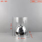 Geometric Metal Glass Menorah Candelabrum Candlestick Gold Semicircle Candle Holders Home Decoration Accessories Centerpieces