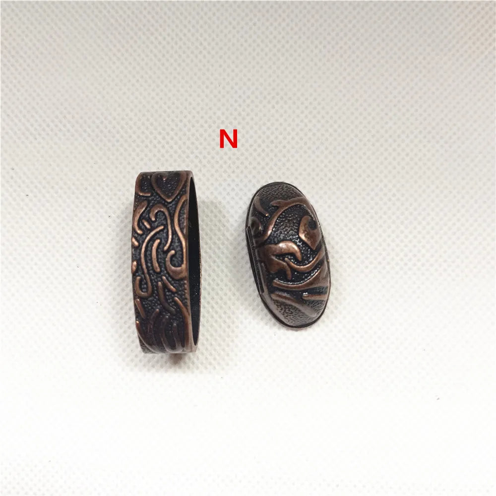 New Sword Handle Tsuka Alloy Fuchi Kashira For Japanese Samurai Katana Wakizashi Sword Fittings