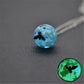 Chic Transparent Resin Rould Ball Moon Pendant Necklace Women Blue Sky White Cloud Chain Necklace Fashion Jewelry Gifts for Girl