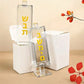 Transparent Acrylic Judaica Shabbat Match Box with Magnetic Lid Lucite Besamim Holder Box with Gold Logo Desktop Decor Gift