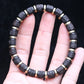 Natural Ebony Tibetan Prayer Turning Wheel Six-Character 8Mm 108 Beads Mara Necklace Rosary Beads