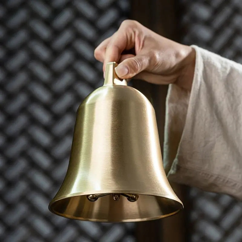 Large Chinese Style Copper Bell Buddhist Hall Wind Chime Decoration Retro Household Small Bell Buddhist Ornament Hanging