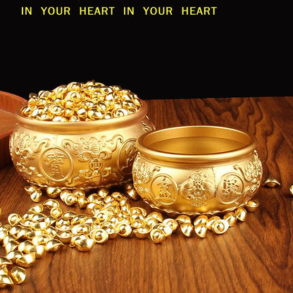 【X】Cornucopia Brass Fortunate Attract Wealth Good Luck Magical Power Treasure Bowls Desktop Small Ornament Home Decor