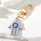 Turkish Blue Evil Eye Keychain Luckly Owl Elephant Butterfly Tortoise Charms With Key Holder Handbag Decorations For Women Men