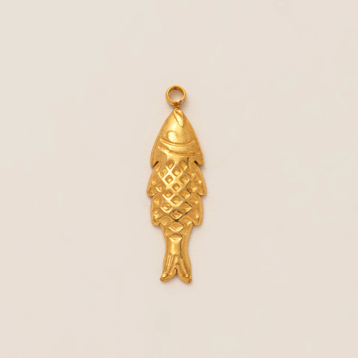1PC minimalist gourmet style pendant, stainless steel plated with 18K gold, DIY preferred jewelry accessory