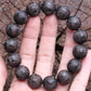 Authentic Natural Ebony Tibetan Six-Character Mantra Tibetan Prayer Wheel Bracelet 15mm Unisex Bracelet