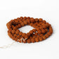 108 Mala Rudraksha Beads Meditation Jewelry Buddhist Prayer Yoga Bracelet 6-14mm for Inner Peace DIY Jewelry Making Accessories
