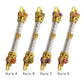 Door Mezuzah Metal Case Mezuza Hannukah Decoration Gifts Home Retro Alloy