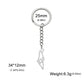 Lucktune Israel Star of David Pendant Keychain for Women Men Stainless Steel Jewish Keyring Judaism Jewelry Gift Wholesale 2025