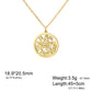Double Amulet Protection Necklace witch Knot Pentagram Tetragrammaton Stainless Steel Protection Jewerly Wholesale