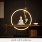 IN STOCK Sakyamuni Buddha Statue Home Large Tathagata Buddhist Statue Figure Buddha LEDRing Light Living Room Incense Porch Gift