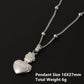 1Pc Religious Christian Catholic Sacred Heart Pendant Necklaces Stanless Steel Gothic Moth Textured Love Collares Jewelry