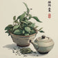 Modern Minimalist Chinese Style Zen Fishing Natural Scenery Poster Canvas Paintings Wall Art Pictures Office Home Decor
