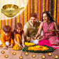 4-50Pcs  Diya Brass Oil Lamp Copper Butter Lamp Holder Traditional Indian Oil Lamp For Puja Kuber Indian Diwali Gifts