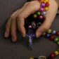 Cottvott Colorful Acrylic Beads Rosary Necklace Cross Pendant Prayer Chaplet Confirmation Communion Jewelry Sacraments Gifts