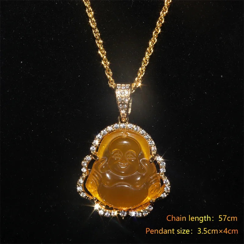 Classic Religious Emerald Green Imitation Jade Jesus Statue Pendant Necklace Men Women Christian Prayer Amulet Jewelry