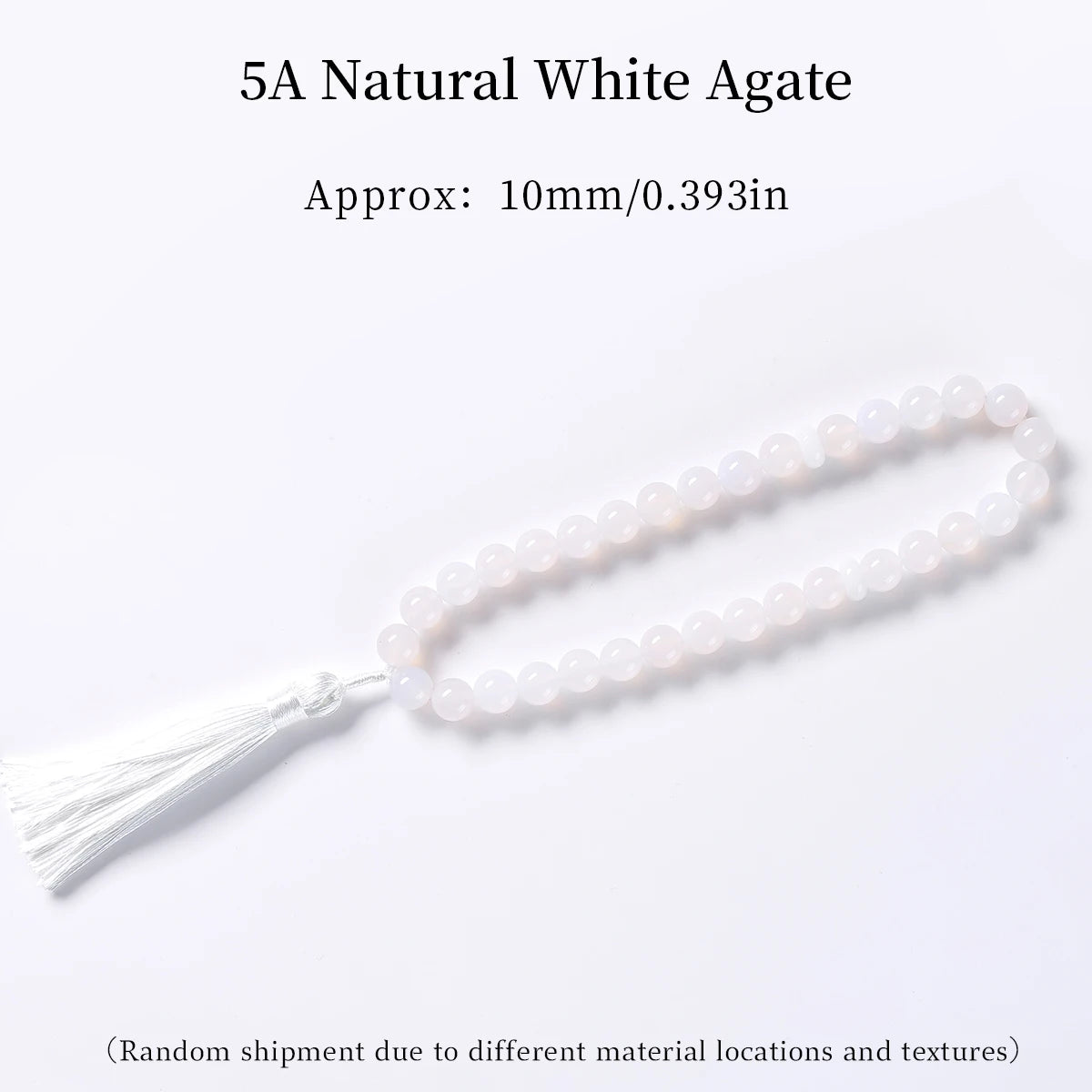 JD 10mm Natural Rose Quartz Bracelet Tassel Pendant 33 Prayer Beads Islamic Muslim Tasbih Allah Mohammed Rosary For Women Men