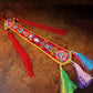 Tibetan Banner Ribbons,Colorful Brocade Buddhist Hall Decorative,Auspicious Cloud Embroidered Sutra Hanging Flags,Buddhist Item