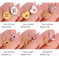 5Pcs Stainless Steel Moon&Sun&Star Charm Jewelry Making Accessories Supplies DIY Necklace Bracelet Celestial Pendants Findings