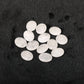 JH18-1 5/10Pcs Natural Crystal Palm Stone, 2cm Oval Shaped Raw Gemstone for Handheld Worry Stone Reiki Healing Massage Decor