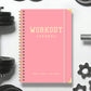 A5 Workout Journal,Fitness Planner Notebook with Cardio Tracker,Body Measurement Log,Goal Setting Organizer for Gym,Home Fitness