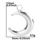 100% Stainless Steel Moon Pendants For Jewelry Making Supplies Various Luna Animal Wings Sun Star Eye Charms In Bulk Accessories