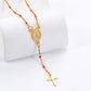 Stainless Steel Rosary Beads Christianity Necklaces Jesus Long Chains For Woman/Man Cross Pendants Christian Jewelry Prayer