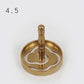Incense Burner Accessories Copper Metal Lotus Cloud Hollow Out Printing Pressing Equipment Tools Chinese Living Room Incense