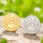 Dawapara Good Luck Symbols Brooch Elephant Clover Hoeseshoes Evil Eye Religious Spiritual Amulet Stainless Steel Lapel Pins