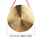 15/22/30cm Hand Gong Cymbals Brass Copper Gong Chapel Opera Percussion Instrument with Round Play Hammer