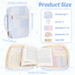 1 Set Bible Bag Hand Carry Bible Cover Case with Study Supplies Multiple Pocket Book Carrying Case Portable Notebook Storage Bag