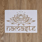 Islam DIY Stencil Mold Bismillah Arabic Script Wall Painting Scrapbook Embossing Album Paper Card Template Ramadan Eid Mubarak